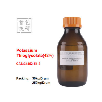 โปแทสเซียมไทโอกลิกโคลตละลายในน้ํา 42% CAS No. 34452-51-2 ยากําจัดผม