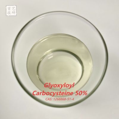 ผมตรงพร้อม Glyoxyloyl Carbocysteine ความสามารถในการละลายน้ำ ไม่ระบุหมายเลข CAS 1268868-51-4