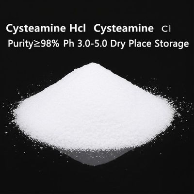 ปรับปรุงการผลิตของคุณด้วย Cysteamine Hcl ความบริสุทธิ์ 99% pH 3.0-5.0 เก็บในที่แห้ง