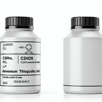 C2H6N2O2S Thioglycolate D Ammonium กลิ่นไทโอลเล็กๆ สามารถละลายในน้ําได้
