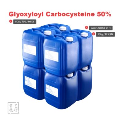 50% Glyoxyloyl Carbocysteine Glyoxyloyl Keratin อามิโนแอซิดและน้ํา