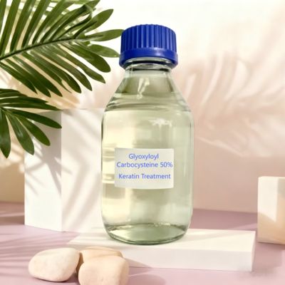 Glyoxyloyl Carbocysteine 50% สีเหลือง ถึงสีอ่อน แอมเบอร์ CAS 1268868-51-4 การรักษาเคราติน